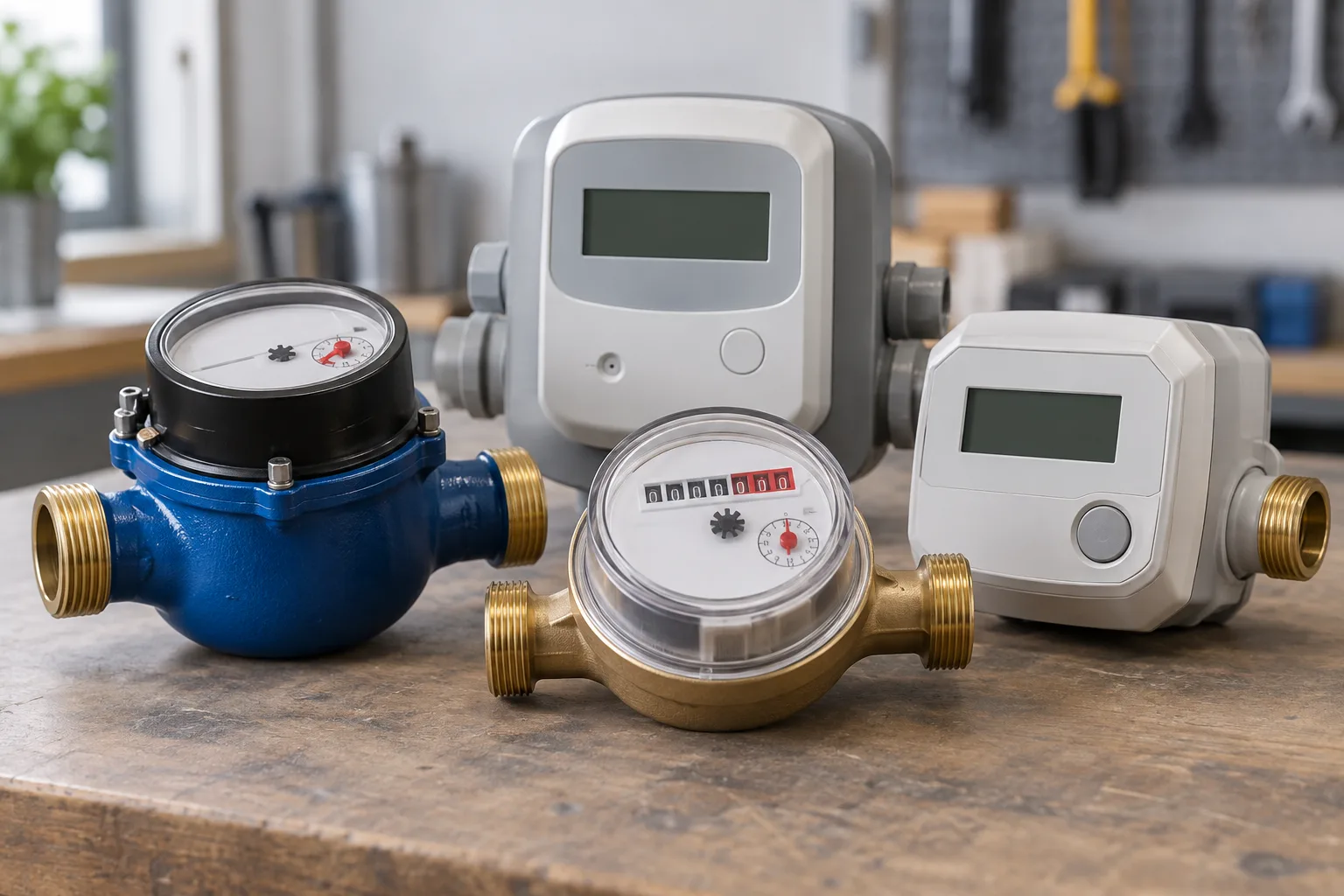 Illustrative unbranded utility meters